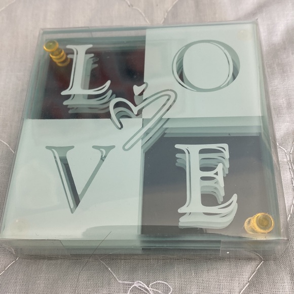 ALL IN ONE Wine book & Mikasa bottle topper & Love coasters & wooden coasters - Picture 5 of 7